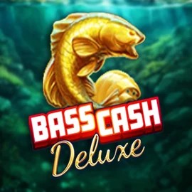 Bass Cash Deluxe slot logo by Alchemy Gaming at Slotsvader Casino