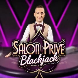 Blackjack Salon Privé casino game by Ezugi – featured logo at Slotsvader Casino