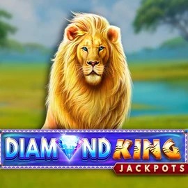 Diamond King Jackpots logo by SpinPlay Games at Slotsvader Casino