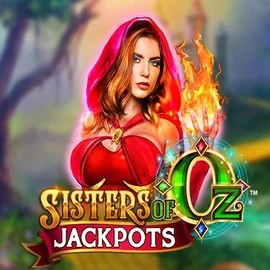 Sisters Of Oz Jackpots slot logo by Triple Edge Studios at Slotsvader Casino
