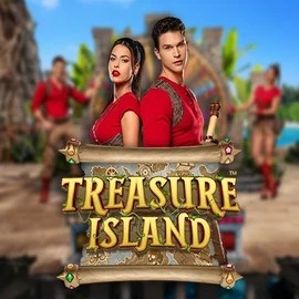 Treasure Island game by Pragmatic Play – logo hosted on Slotsvader Casino