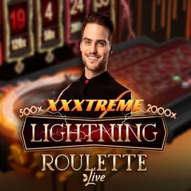 XXXtreme Lightning Roulette logo by Evolution at Slotsvader Casino
